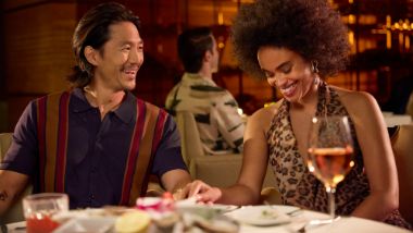 couple dining