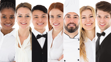 Many employees/careers