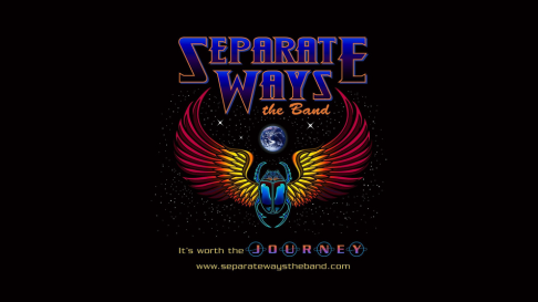 Promotional Logo of the Separate Ways Journey Tribute Band.