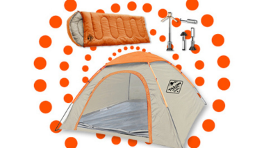 Image of all three camping giveaway items
