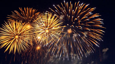 New Year's Eve Midnight Fireworks
