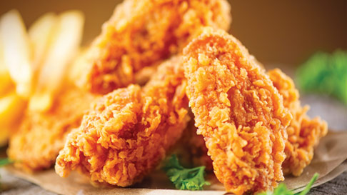 Fried Chicken and French Fries